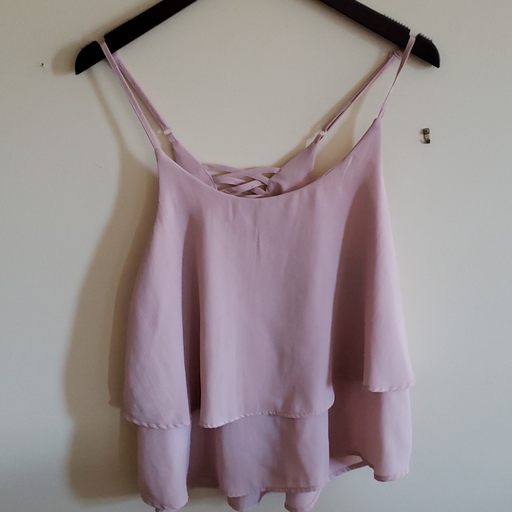 Pale pink top